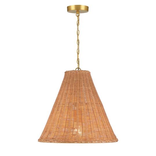 Hello Honey® Rattan Taper Pendant Light